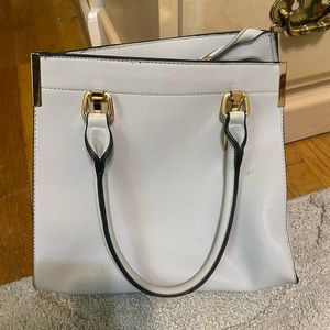 Gray purse shoulder bag